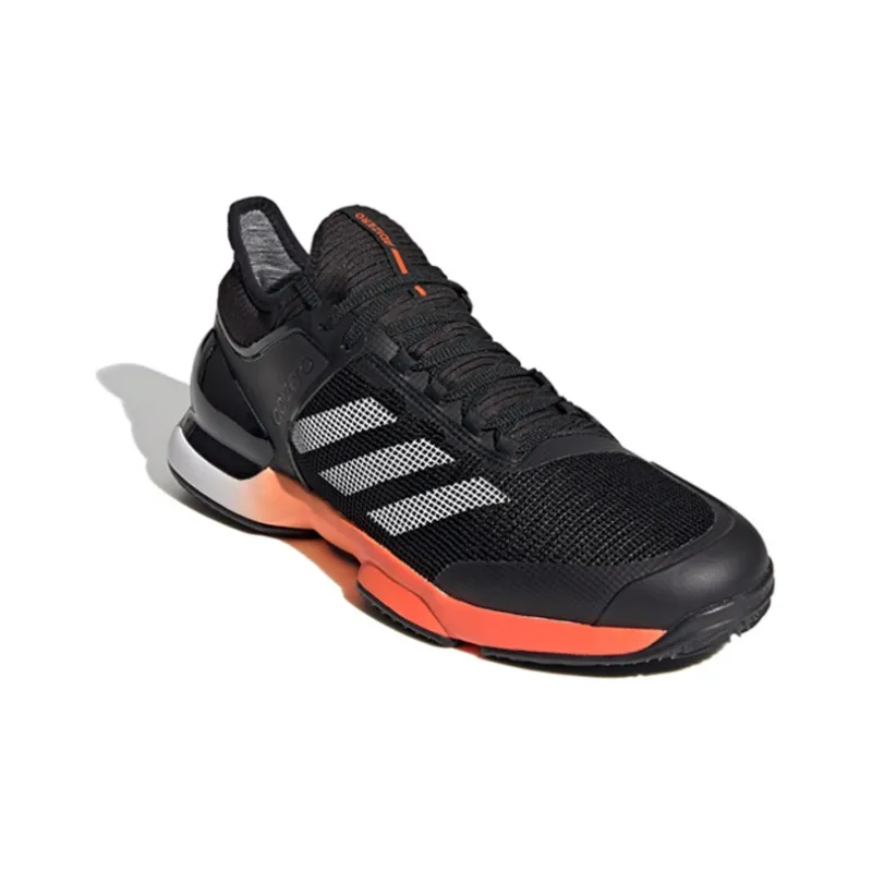 Adidas Ubersonic 2 Clay Court 'Black White Orange'-2