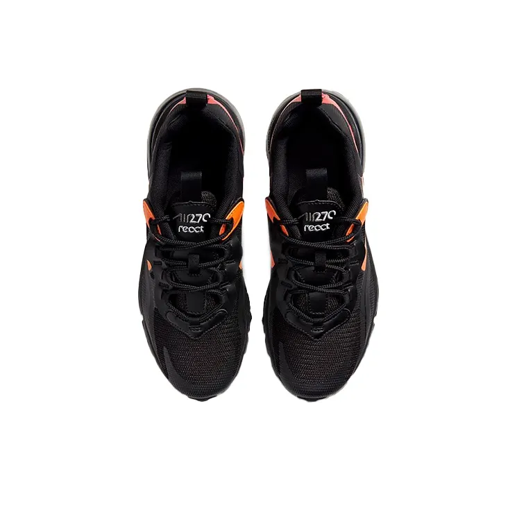 Nike Air Max 270 React Black Magma Orange GS-3