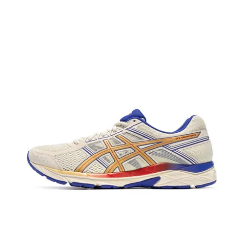 Asics Gel-Contend 4 Running Shoes Men Low-Top Beige Yellow