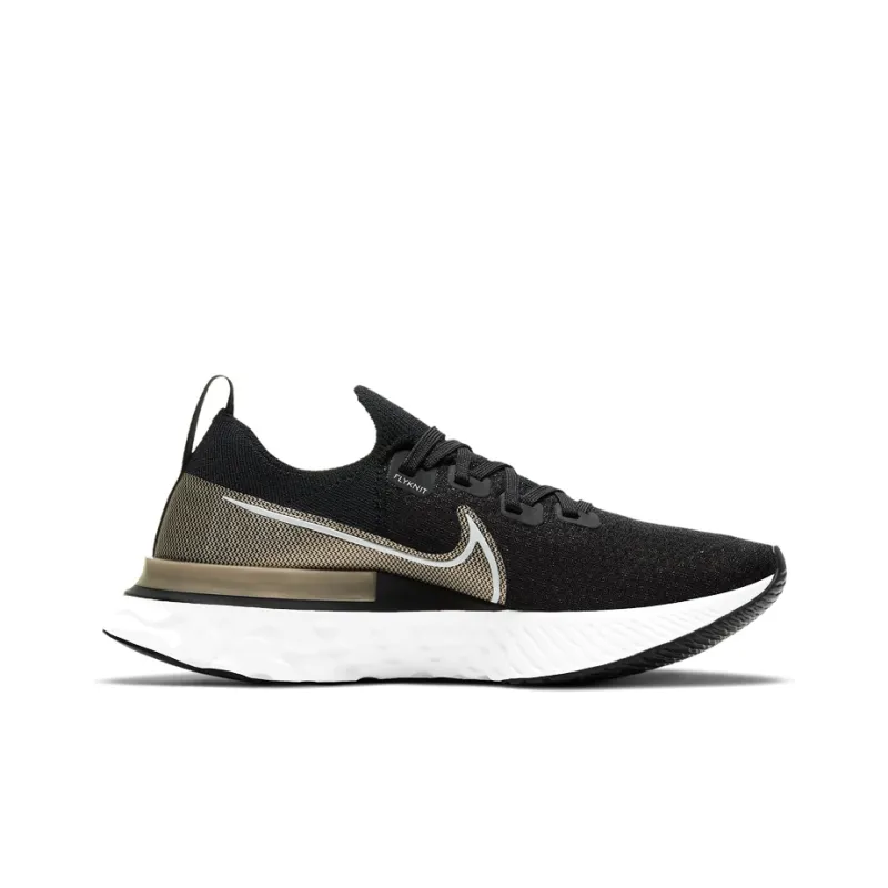Nike React Infinity Run Flyknit Metallic Gold Silk Women's-1