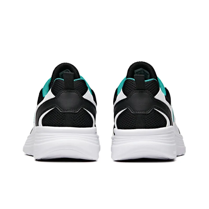 Anta Running Collection Lightweight Low-Top Running Shoes Men's Black White-4