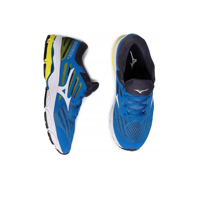 Mizuno Stream 2 Low Top Running Shoes Unisex Blue White Black-3