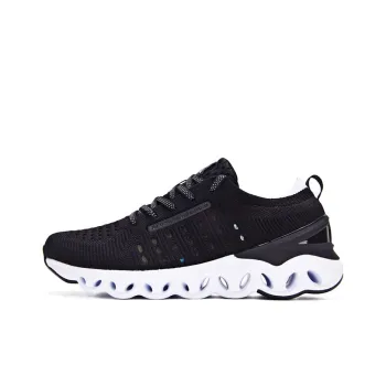 361° Cushioning Low Top Running Shoes Women's Black White