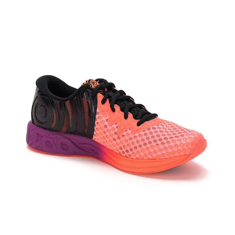 Asics Noosa FF 2 Anti Slip And Wear Resistant Breathable Low Top Running Shoes Men's Black Orange-2