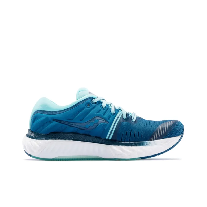 Saucony Hurricane Cushioned Slip Resistant Lightweight Low Top Running Shoes Women's Blue-1