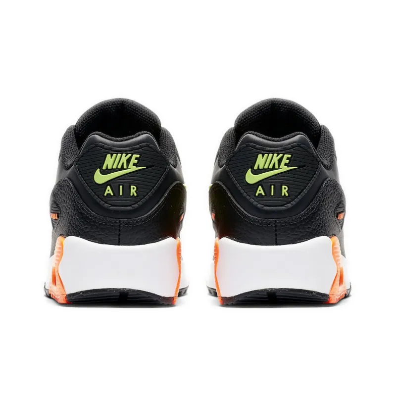 Nike Air Max 90 Black Total Orange Ghost Green GS-4