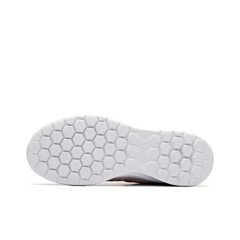 Anta Running Collection Anti Slip Wear Resistant Low Top Running Shoes Women's Lotus Gray-3