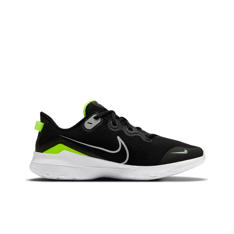 Nike Renew Ride Slip-Resistant Cushioning Wear-Resistant Low-Top Casual Running Shoes Unisex Black Gray Green-1