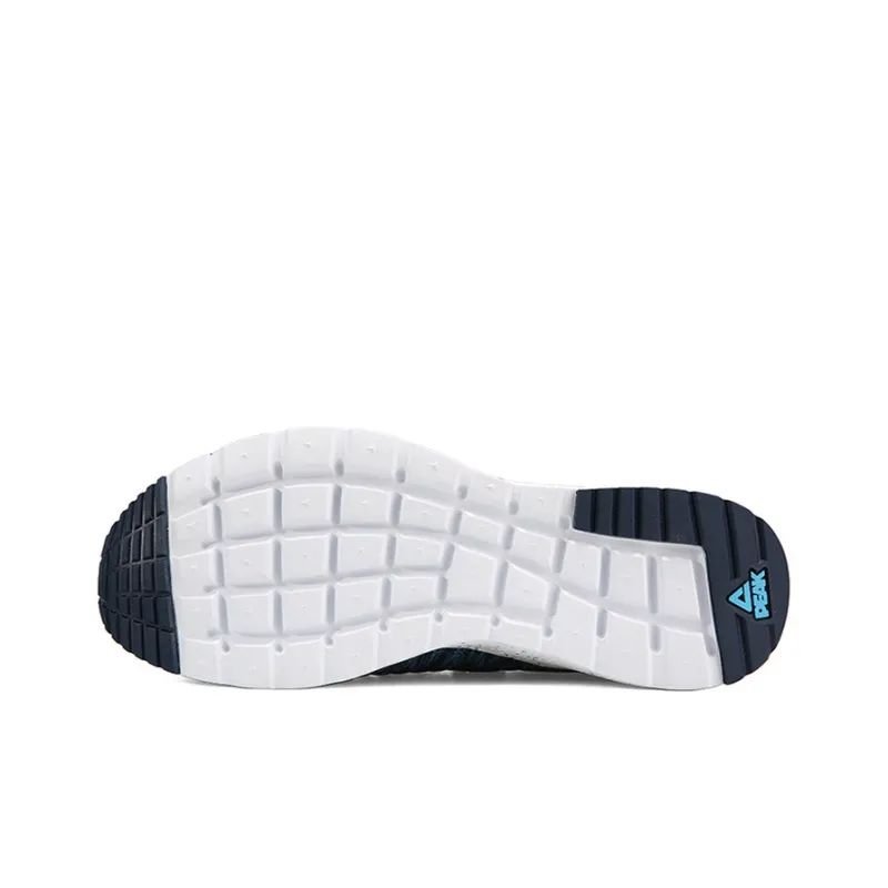 PEAK Running Shoes Men High-Top Colorful Blue-3