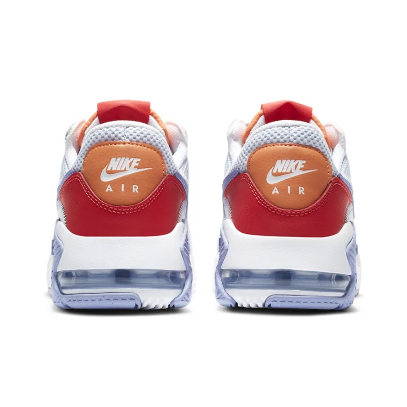 Nike Air Max Excee Cushioned Slip-Resistant Low-Top Running Shoes Men's White Blue Orange-4