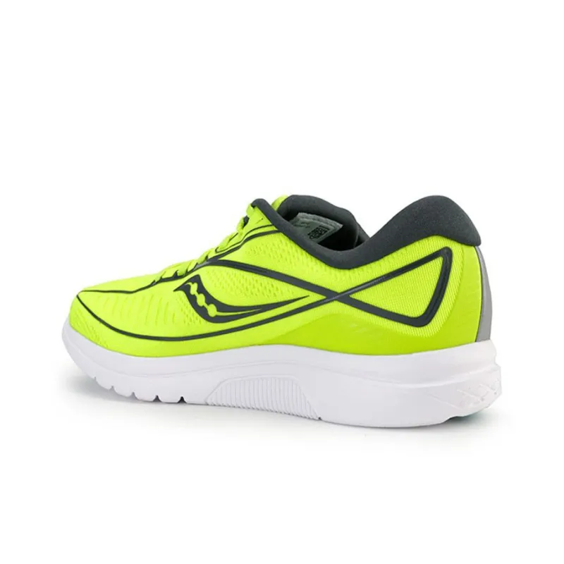 Saucony Kinvara 10 Slip Resistant Low Top Casual Running Shoes Men's Lemon Green-2