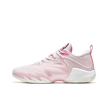 XTEP Against The Sky Generation Basketball Shoes Men Low Top Begonia Pink