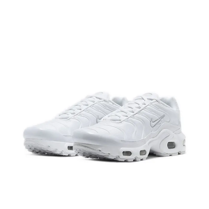 Nike Air Max Plus White Metallic Silver GS-2
