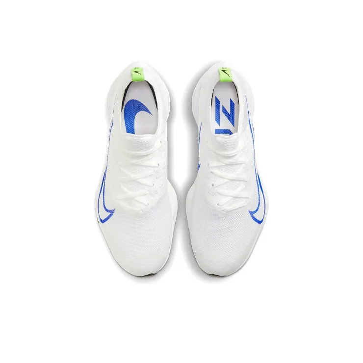 Nike Air Zoom Tempo Next% Flyknit White Racer Blue Volt-3