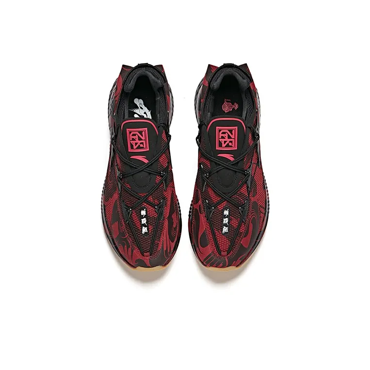 LIBAI x Anta Low-Top Running Shoes Men's Black Red-2