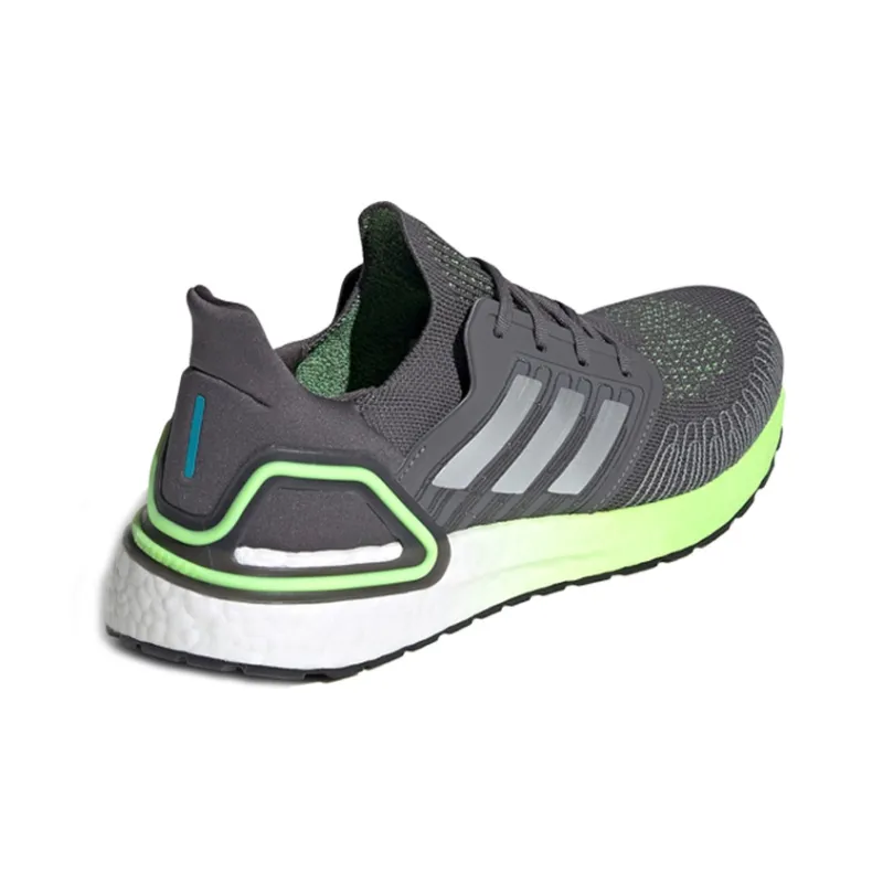 Adidas Ultra Boost 20 'Grey Five Silver Metallic Signal Green-3