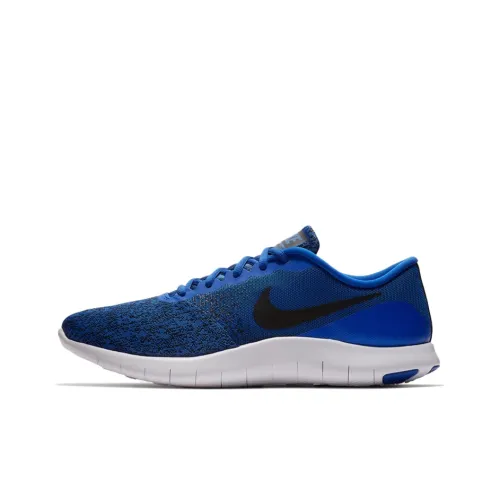 Nike Flex Contact Running Shoes Men Low-Top Blue