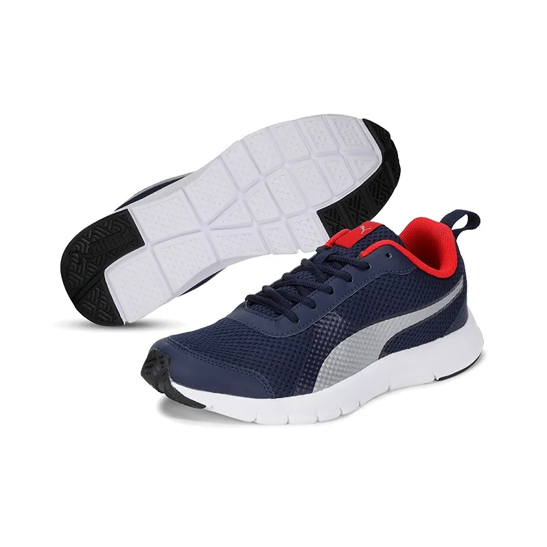 PUMA Whisk Idp Low-Top Running Shoes Men's Blue Gray White-4