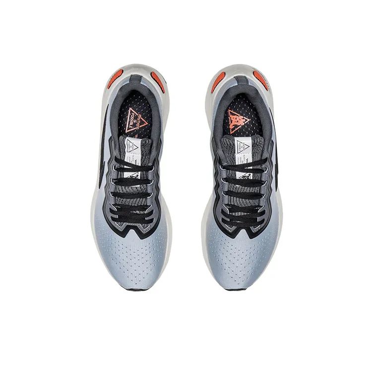 LiNing Arashi Cushioning Slip Resistant And Abrasion Resistant Low Top Running Shoes Men's Stone Mill Blue-3