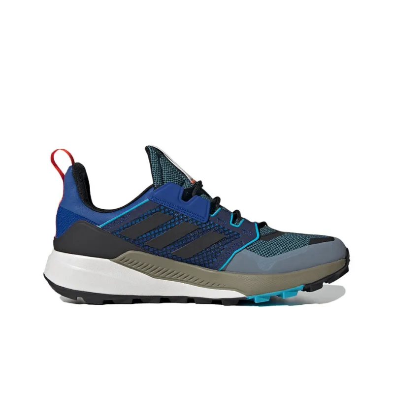 Adidas Terrex Trailmaker Low-Top Marathon Running Shoes Men's Blue Gray White-1