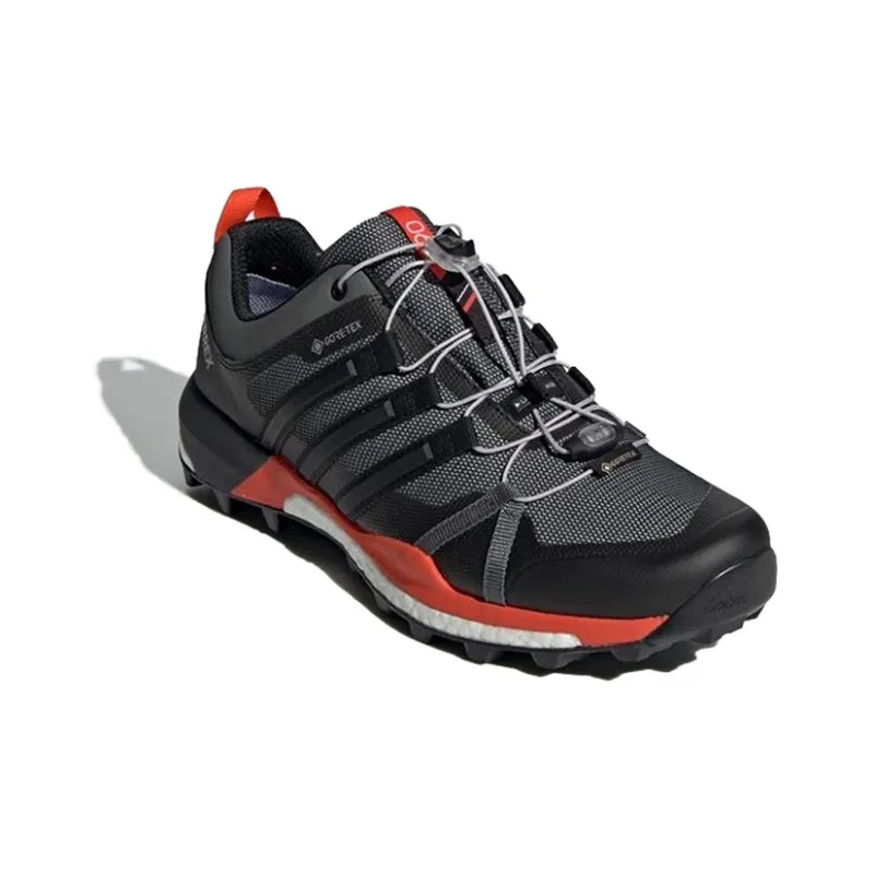 Adidas Terrex Skychaser Gtx Marathon Running Shoes 'Grey Three Core Black Active Orange'-2