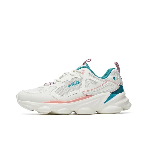 FILA Skipper Running Shoes Women's Low-Top White/Green/Pink