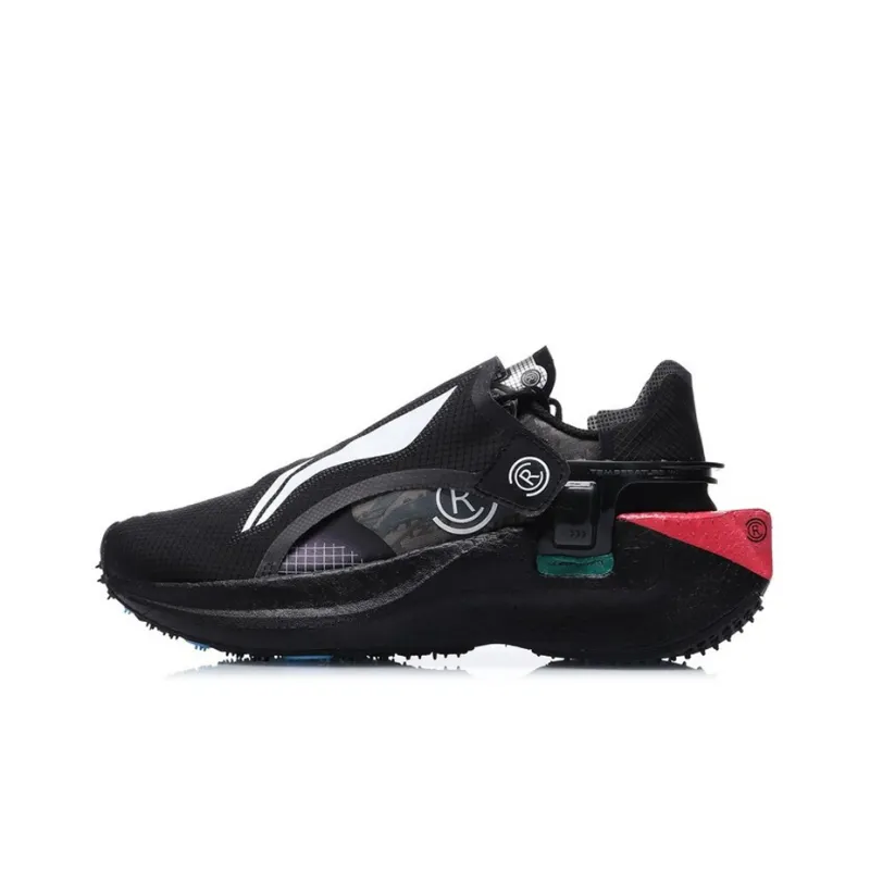 LiNing Ranger Shock Absorbers With Slip Resistant And Abrasion Resistant Properties Low Top Running Shoes Women's Black-0
