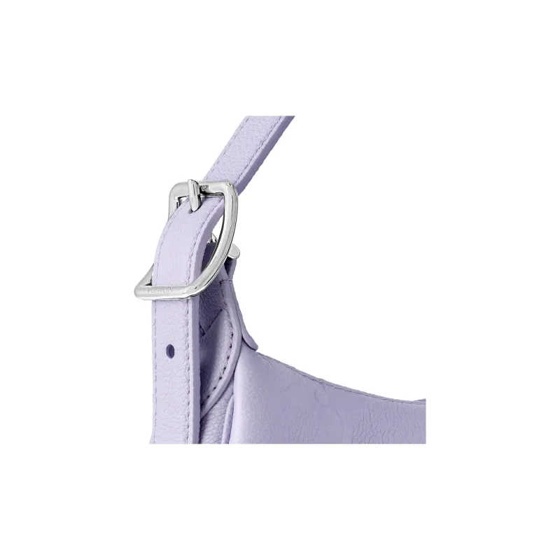 LOUIS VUITTON Cow Leather Handbag, Shoulder Bag Women's Purple-4