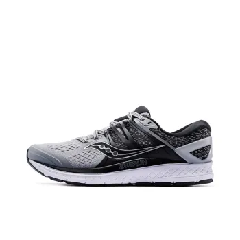 Saucony Saucony Omni ISO Breathable Lightweight Slip Resistant Support Low Top Casual Running Shoes Men's Gray Black