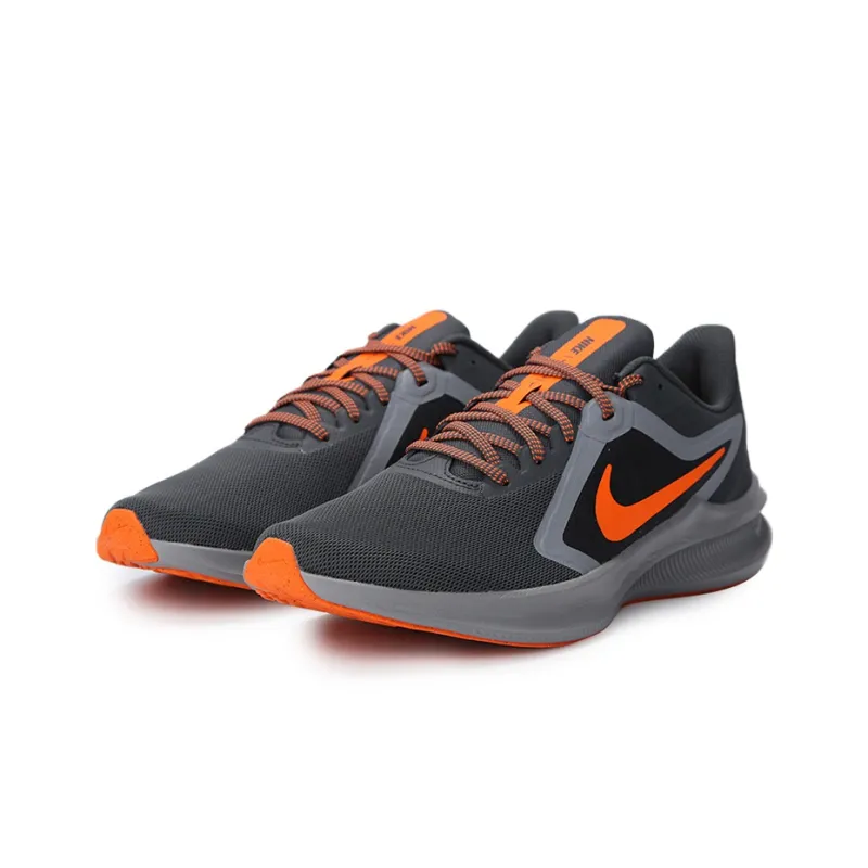 Nike Downshifter 10 Geo 'Grey Orange'-2