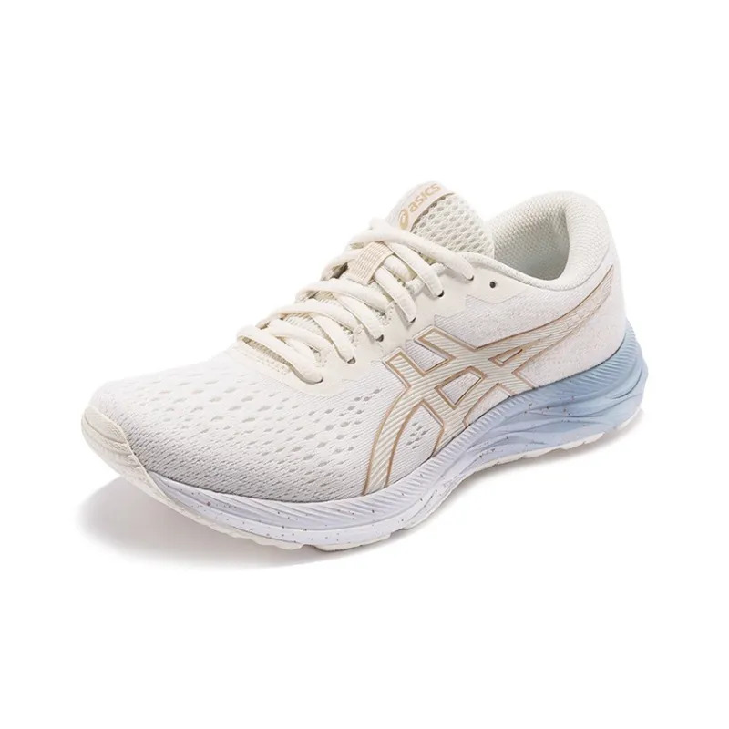 Asics Gel Excite 7 Slip Resistant, Abrasion Resistant, Breathable Low Top Running Shoes Women's White Blue-1