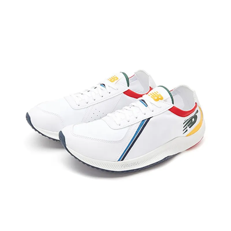New Balance NB Supercomp II Cushioned Slip-Resistant Breathable Rebound Low-Top Running Shoes Unisex White Green-2