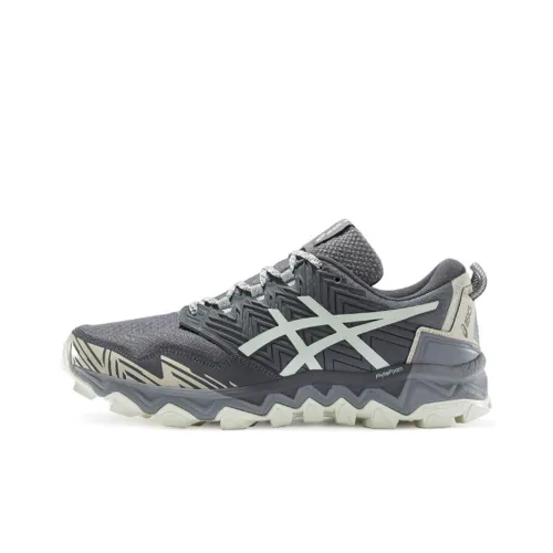 Asics GEL-FujiTrabuco 7 Running Shoes Men Low-Top Gray/White