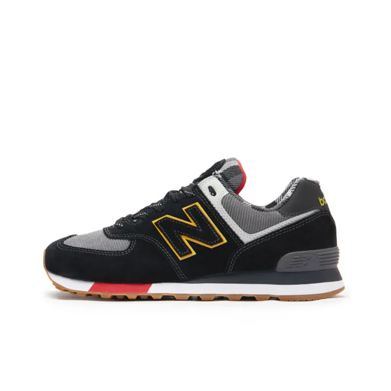 New Balance 574 Black Team Red-0
