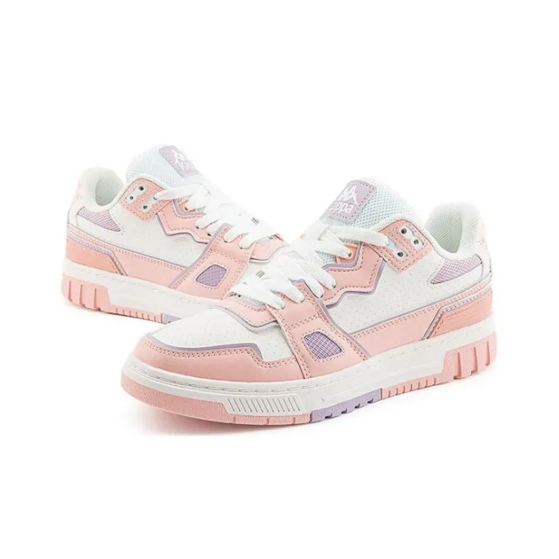 Kappa Skateboard Shoes Low Top Skateboard Shoes Women's Pink-3