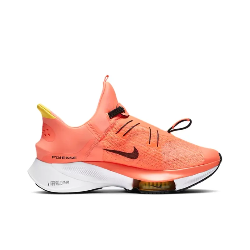 Nike Air Zoom Tempo Next% FlyEase 'Brt Mango Black White'-1