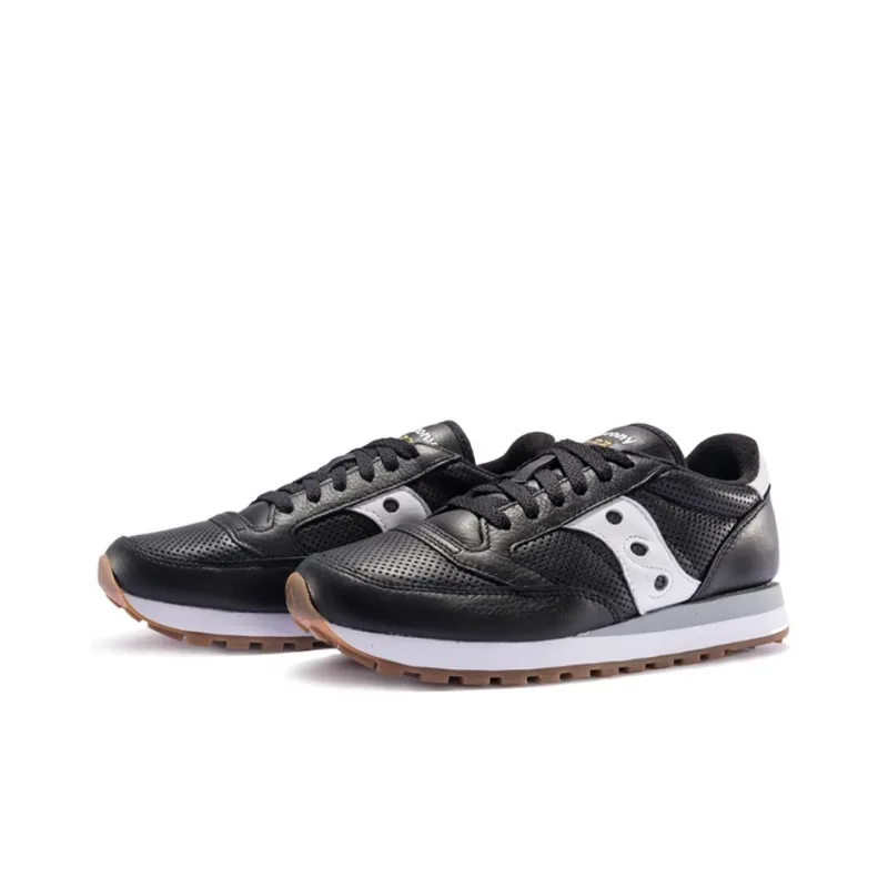 Saucony Jazz Original Original Low-Top Running Shoes Men's Black White-2