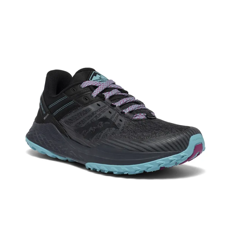Saucony Mad River TR Cushioned Anti-Slip And Wear-Resistant Lightweight Low-Top Running Shoes Women's Black Blue-2