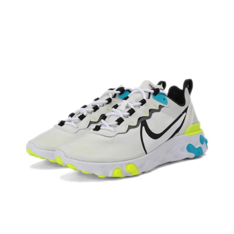 Nike React Element 55 'White Blue Fury Volt'-2