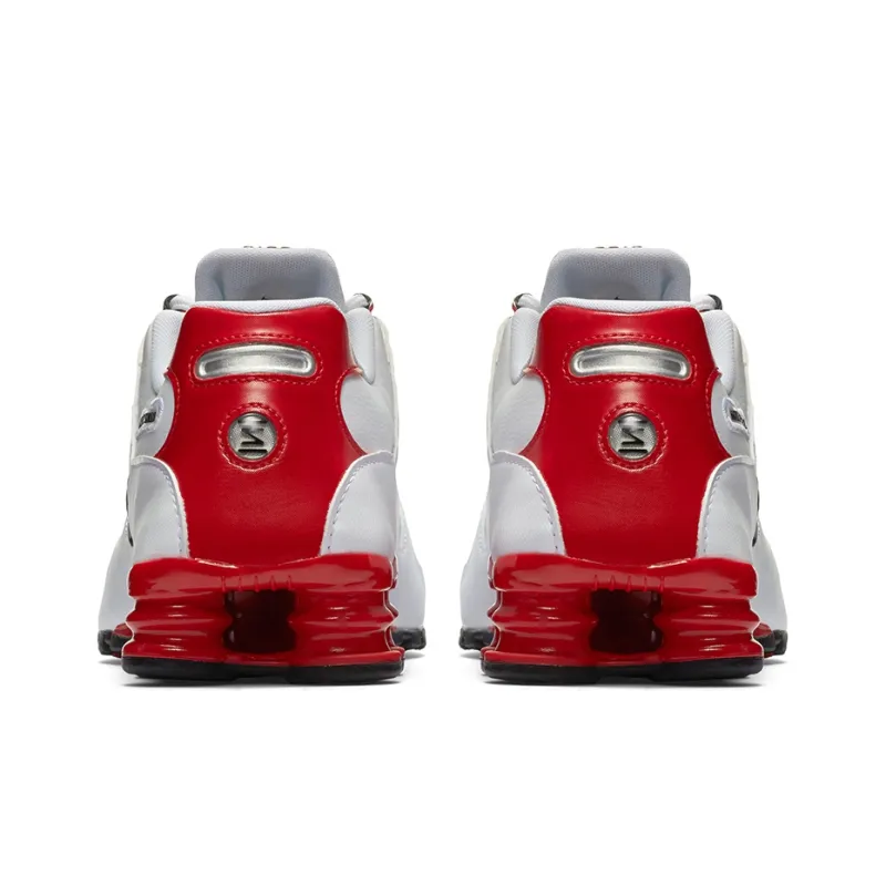 Nike Shox Nz White University Red-3