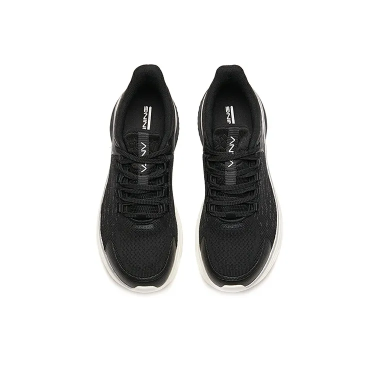 Anta Divine Revelation Low Top Running Shoes Women's Black Gray-2