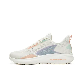 361° Yu Yi Rainy Yee Low Top Running Shoes Women's White Pink Mesh