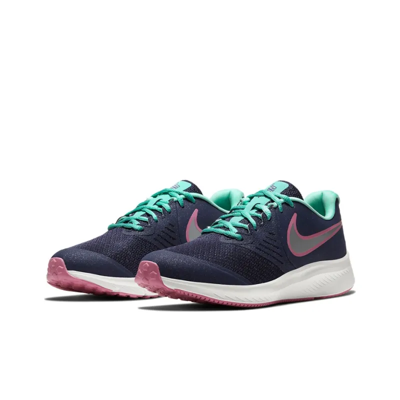 Nike Star Runner 2 Cushioned Anti-Slip Wear-Resistant Breathable Lightweight Low-Top Running Shoes Women's-2