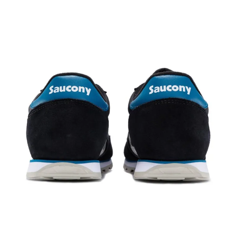 Saucony Jazz Non slip Lightweight Low Top Running Shoes Men's Black-3