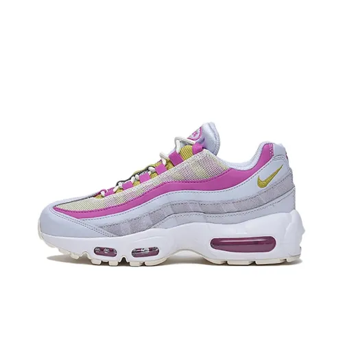 Nike Air Max 95 Football Grey Saffron Quartz Fire Pink Women's