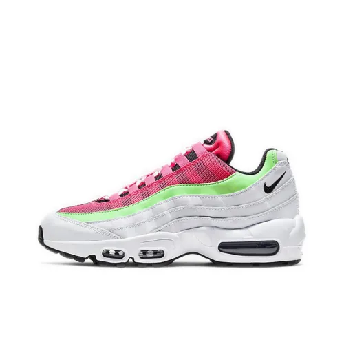 Nike Air Max 95 Running Shoes Unisex Low-Top Pink Green