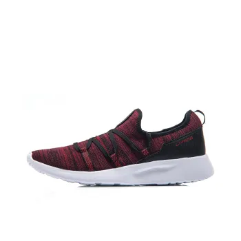 LiNing Fancy Lightweight Low-Top Running Shoes Unisex Red Black