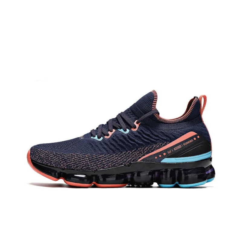 361° Cushioning Low-Top Running Shoes Men's Blue Red-0