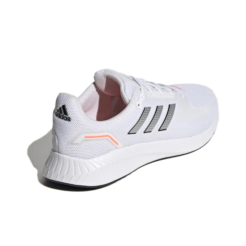 Adidas Runfalcon 2.0 White Silver Metallic-3