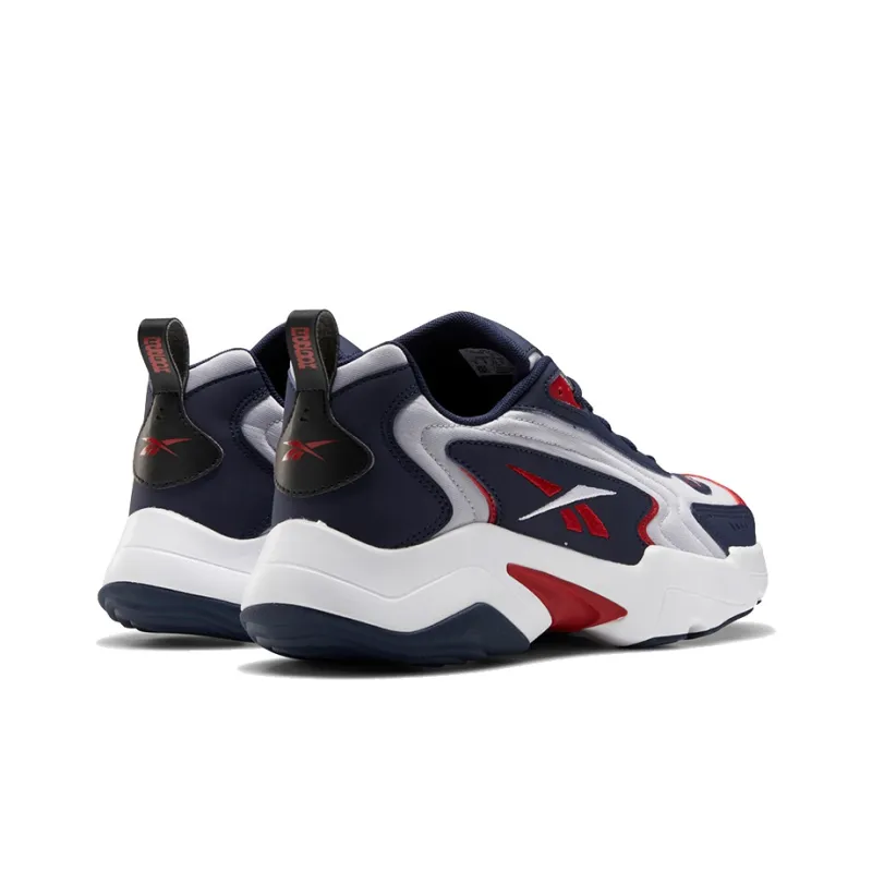 Reebok Runner Cushioning Anti-Slip And Wear-Resistant Low-Top Running Shoes Unisex Blue Gray Red-3